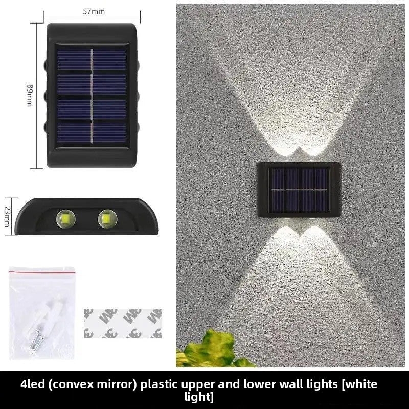 Solar Powered Outdoor Wall Lamp