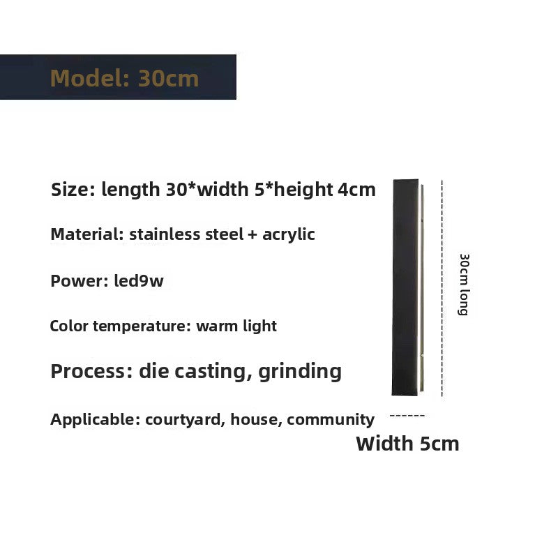 Linear LED Wall Light IP65 Waterproof Outdoor Indoor