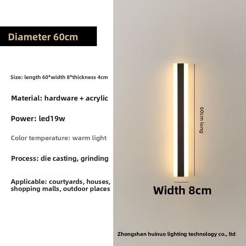 Linear LED Wall Light IP65 Waterproof Outdoor Indoor
