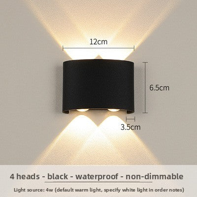 Minimalist Waterproof LED Wall Light