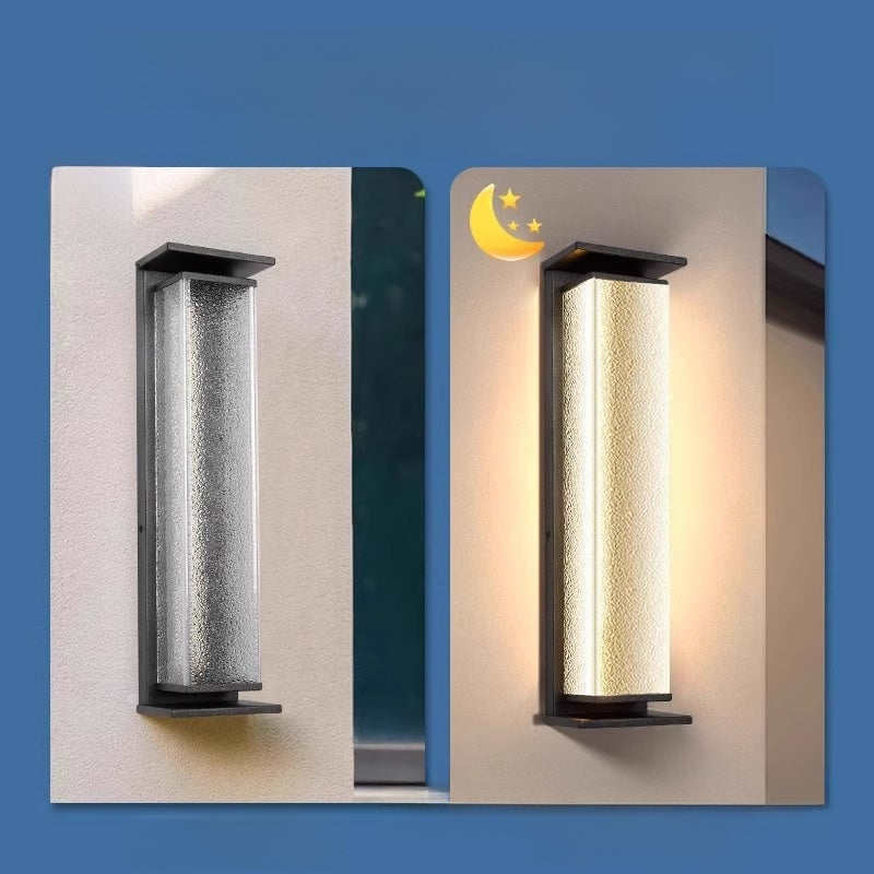 Modern Solar Powered Outdoor Wall Light