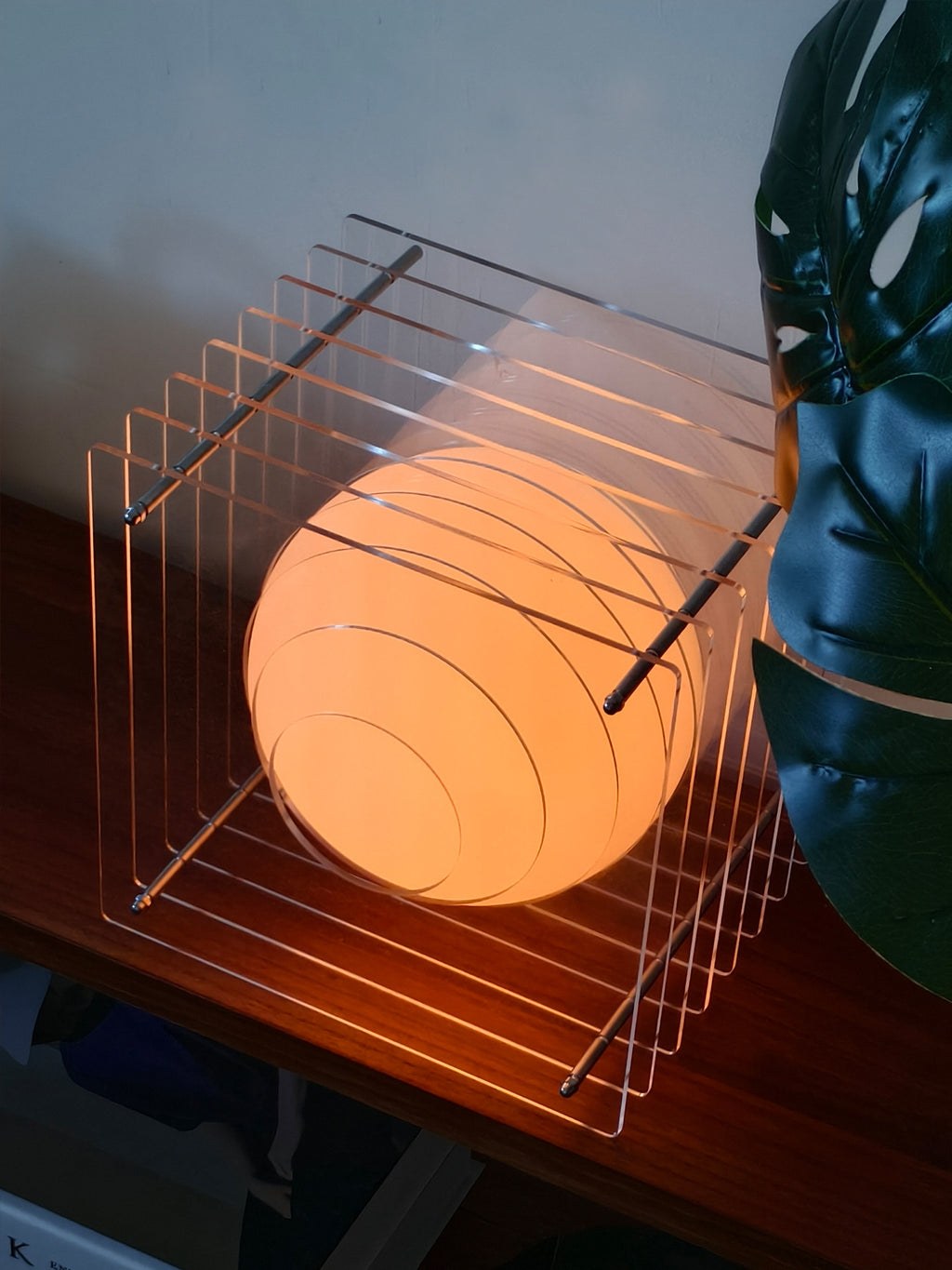 Vintage Layered Acrylic Table Lamp