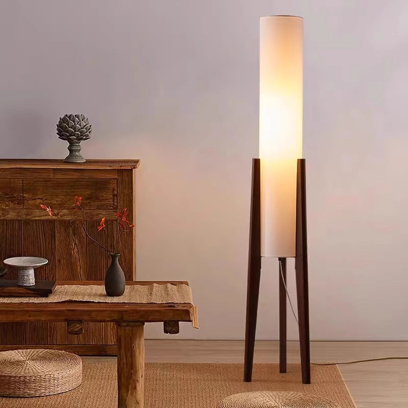 Zen Style Wood Floor Lamp