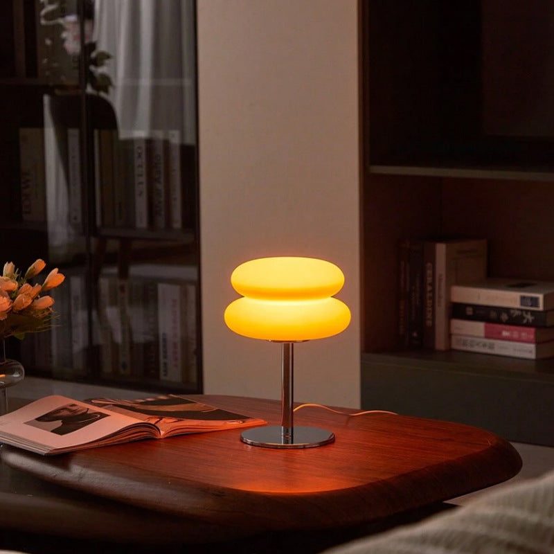 Nordic USB Bedside Table Lamp with Dimmable Light