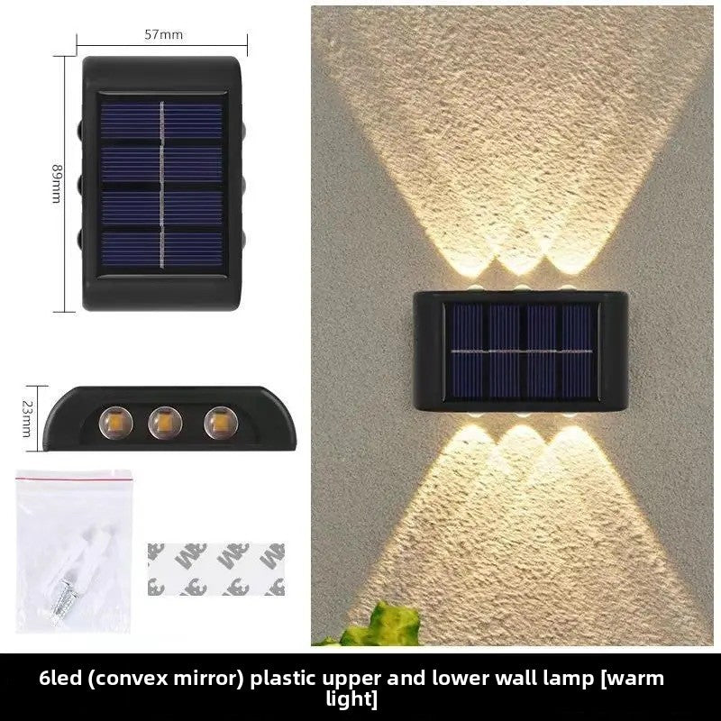 Solar Powered Outdoor Wall Lamp