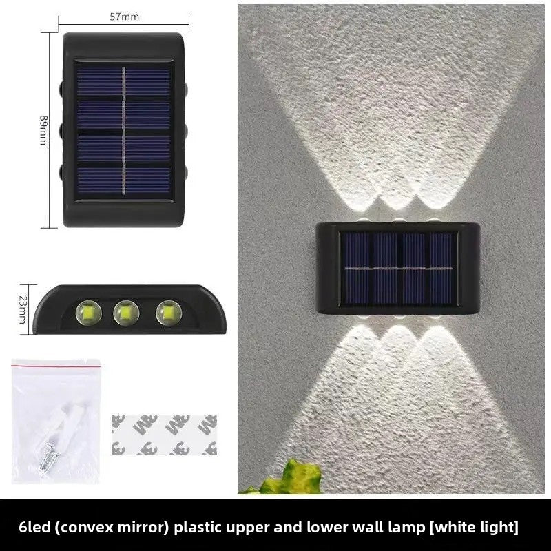 Solar Powered Outdoor Wall Lamp