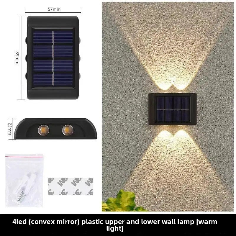 Solar Powered Outdoor Wall Lamp