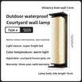 Modern Solar Powered Outdoor Wall Light