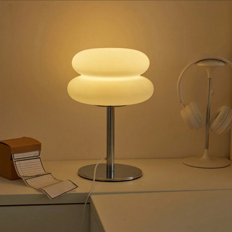 Nordic USB Bedside Table Lamp with Dimmable Light
