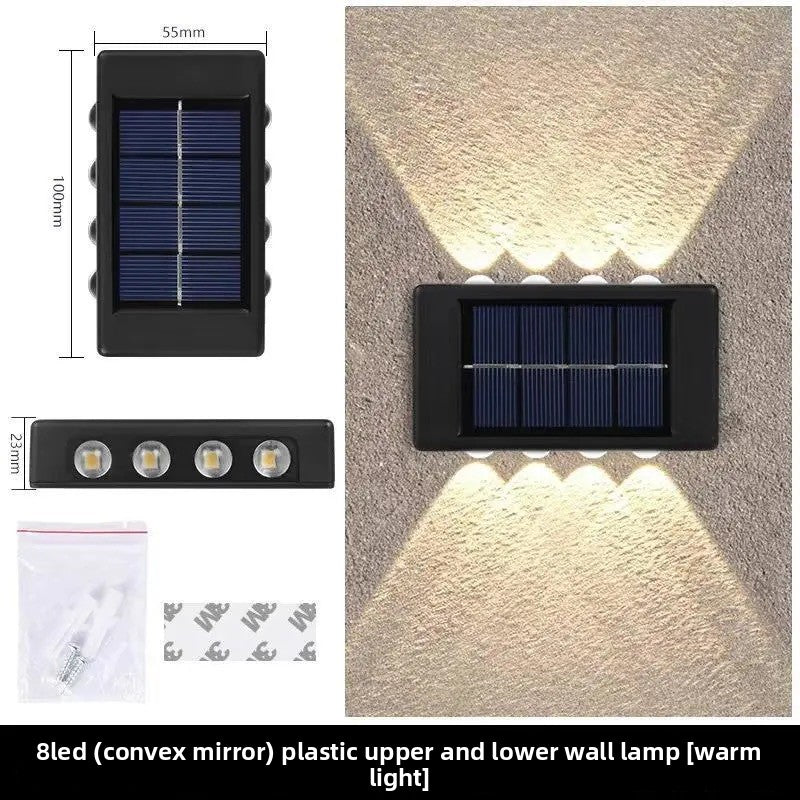 Solar Powered Outdoor Wall Lamp